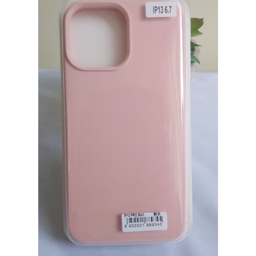 Silicone Soft Case For iPhone13 Pro max Pink new with box